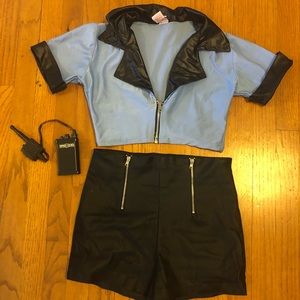 Woman’s police Halloween costume
